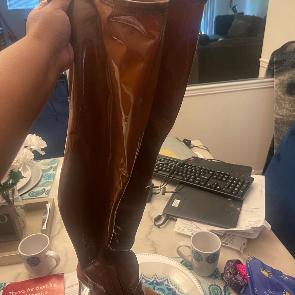 Pre owned worn only once Steve Madden thigh highs